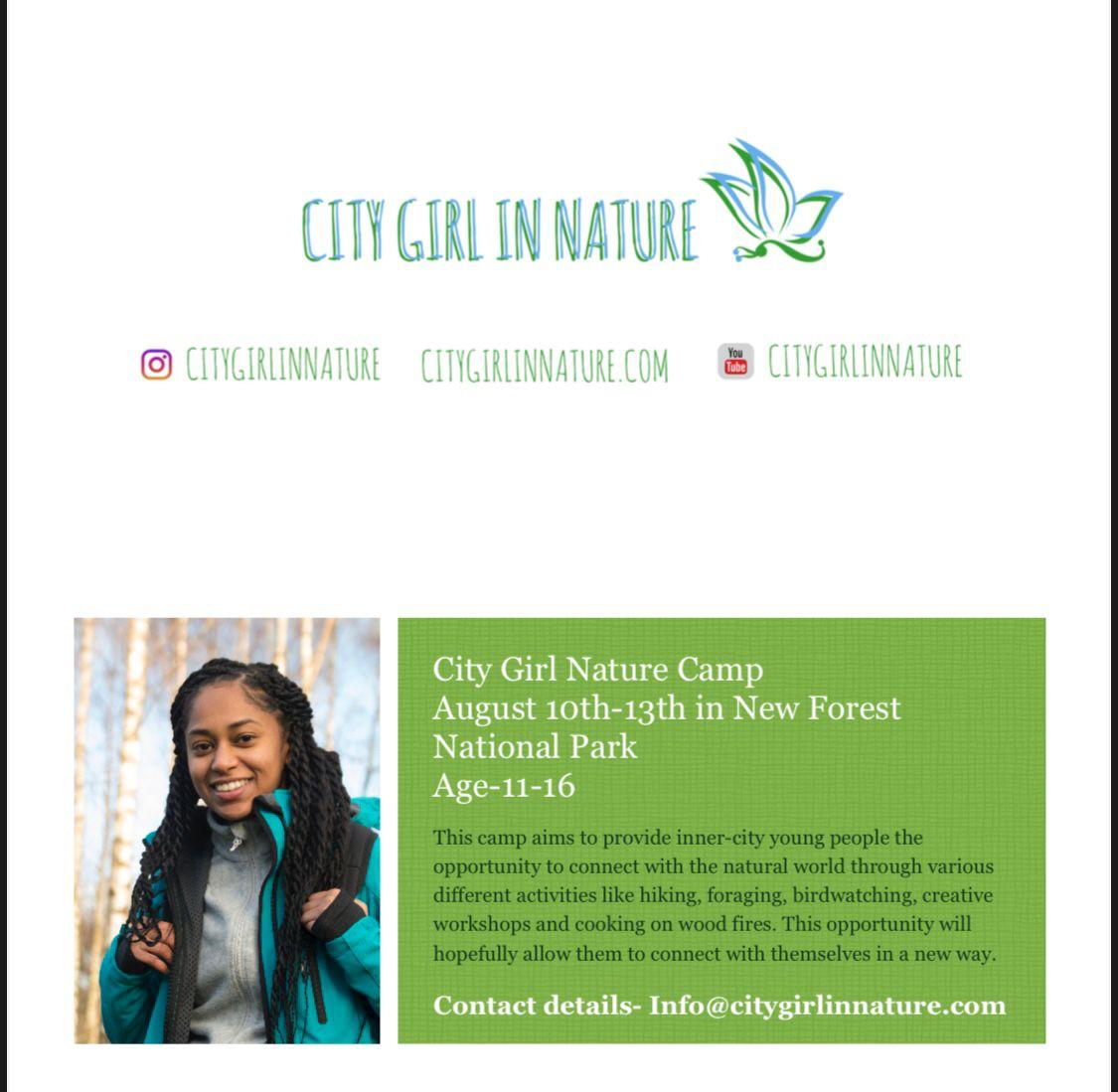 Love this!!! @citygirlnature 
August 10 to 13 in New Forest National Park 
11 - 16
Contact: info@citygirlinnature.com

Maybe one day we can do something for our #Siblings of #Autistic #SEND 

And autistic /SEND partipants that don't require 1:1 supervision.

#Nature https://t.co/t8PbNgoO6U