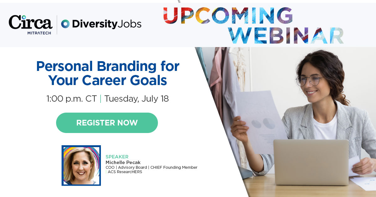 Join us TOMORROW, Tuesday, July 18, for our webinar at 1 pm CT titled: "Personal Branding for Your Career Goals." Gain insights to stand out in the job market and elevate your personal brand—Register now: ow.ly/6E6h50P0MTG 

#webinar #jobseekers #branding #personalbranding