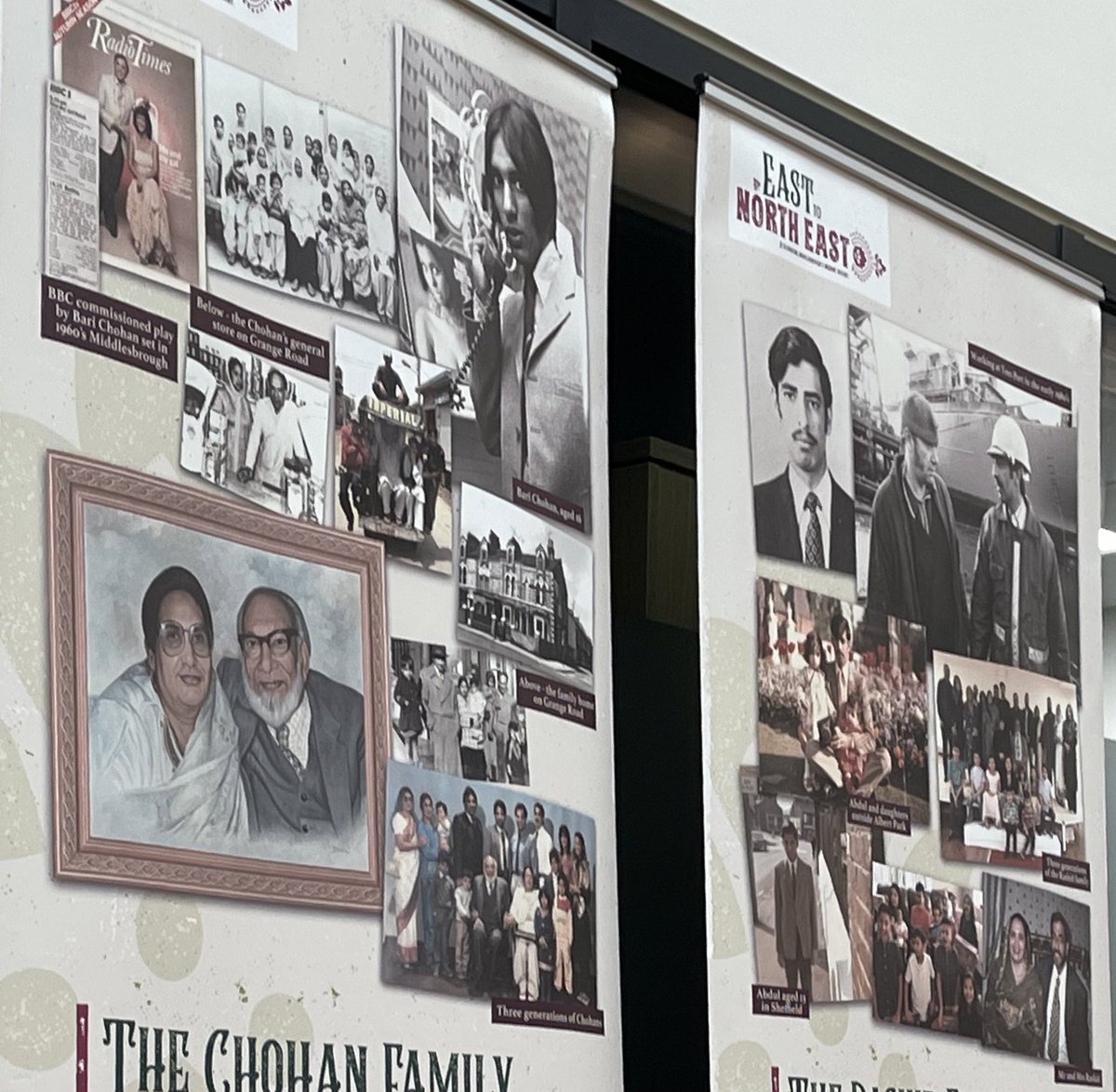 MediaCulturedUK's tweet photo. Our East To North East exhibition is on tour at local Police Stations for #SAHM! Charting beautiful stories of South Asian migration and contributions to Middlesbrough for over 80 years!
Watch the accompanying film on our website! https://t.co/GIEPWfVl26
#PromotingUnity https://t.co/RRUfLJ3uxC