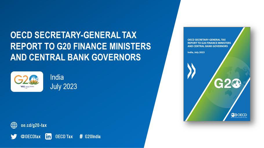 My latest update to <a href="/G20/">G20</a> FMCBGs in Gandhinagar, sets out the latest on the two-pillar international tax reform package, tax transparency &amp; other key tax work.

Read more ➡️ oe.cd/57t

#G20India #G20