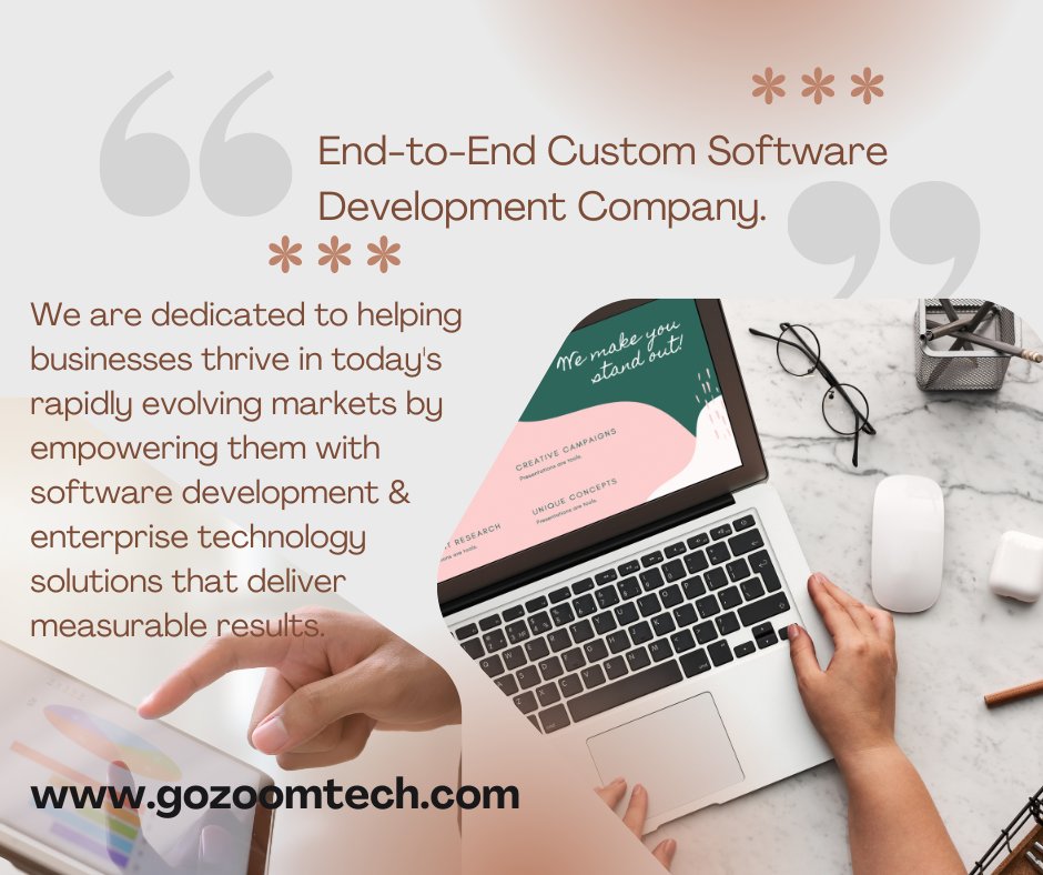 GozoomTech's tweet photo. We are a team of innovators and technologists offering futuristic software product development services to enterprises. As one of the leading software development companies, we have a proven track record of success and strive to stay ahead of the curve . https://t.co/OV3ztGzNMB