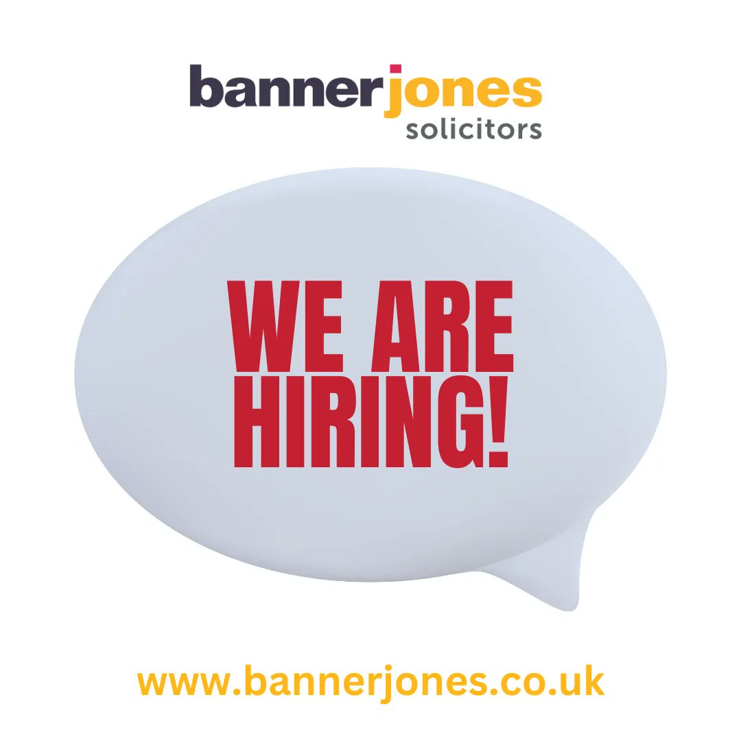 We are hiring! 👏 We have a range of roles in Chesterfield, Sheffield and Mansfield across our legal departments.

👀 Full details are here:
buff.ly/2Kk7j40 

#derbyshirejobs #chesterfieldjobs #southyorkshirejobs #sheffieldjobs #legaljobs #mansfieldjobs #nottsjobs