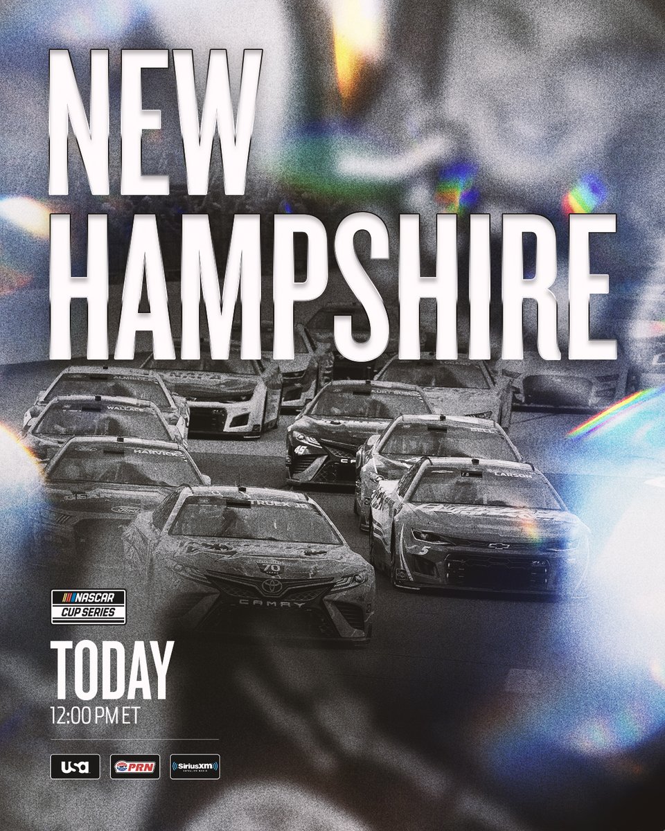 RT @NASCAR: Mondays are better with racing. 

See you this afternoon from @NHMS! https://t.co/OlZa6nEFJq