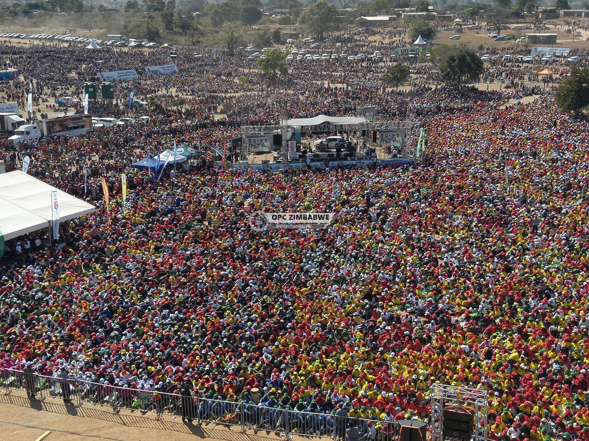 16 July 2023, Zaka, Masvingo Presidential Provincial Star Rally............. unozodei!!!