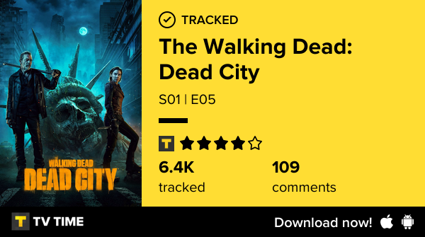 fofo202's tweet photo. I've just watched episode S01 | E05 of The Walking Dead: Dead City! https://t.co/7CXzgxJUmH #tvtime https://t.co/EcCQzZElE4