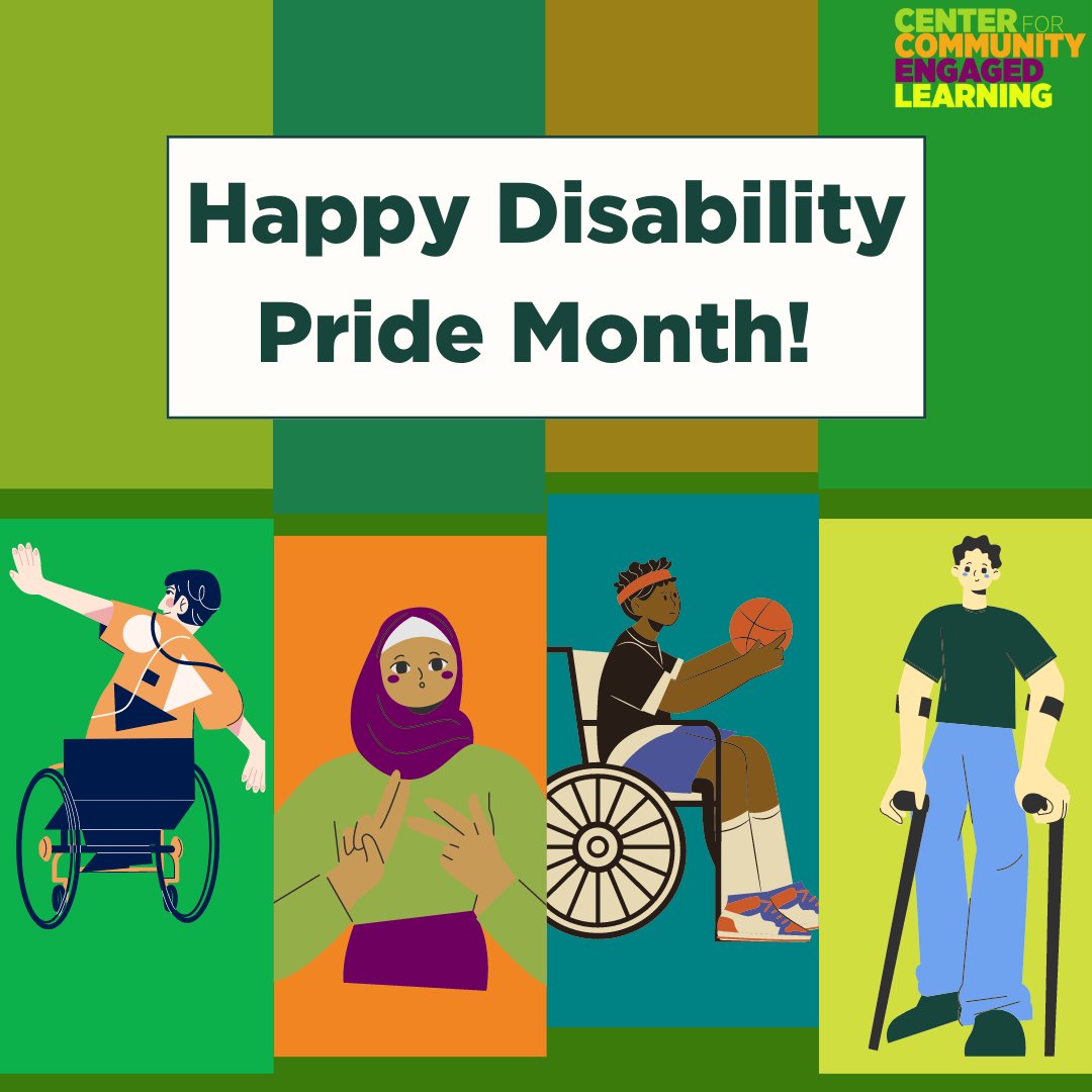 CCEL_at_MSU's tweet photo. July is Disability Pride Month! βΏπ Everyone, regardless of their ability status, deserves to live a full life free of stigma. #DisabilityAwareness #DisabilityPride #EndDisabilityStigma #EndDisabilityDiscrimination https://t.co/G5ZwUYAj0M