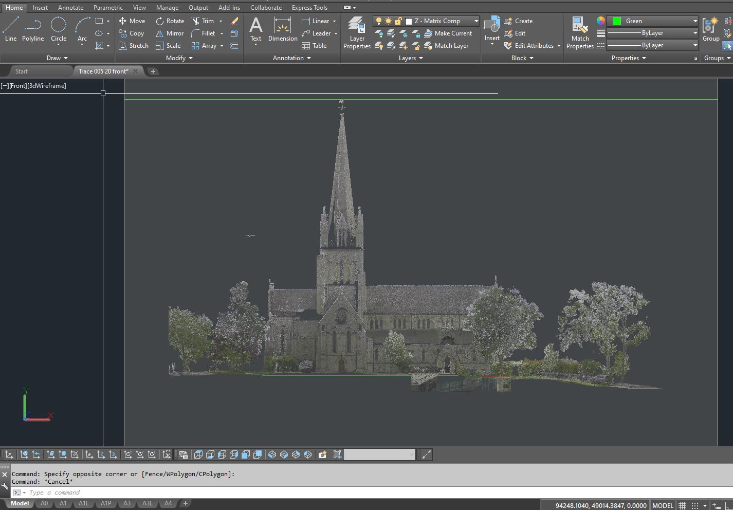 Mark shepherd on twitter scan of the main elevation ready to trace in autocad https t co 