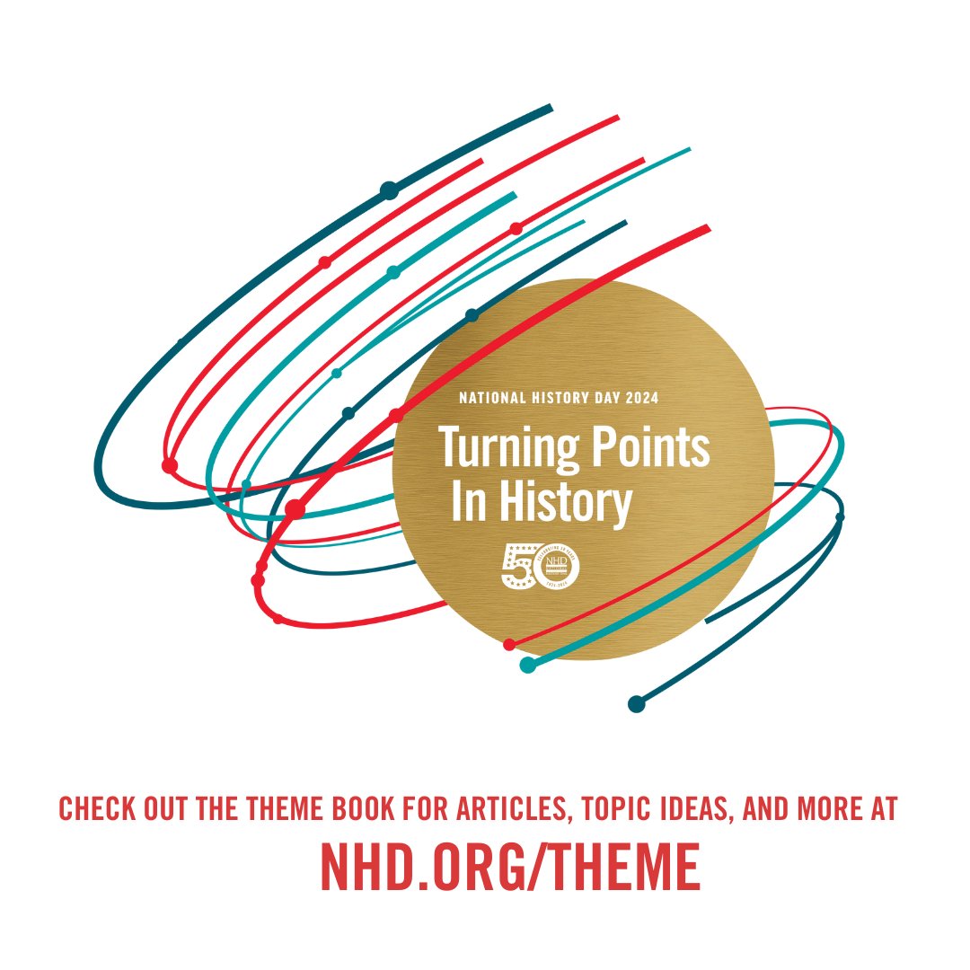 Who is ready to start looking for #NHD2024 topic ideas? ✋ Check out nhd.org/theme for access to the #NHD2024 theme book, theme video, theme resources, and more.