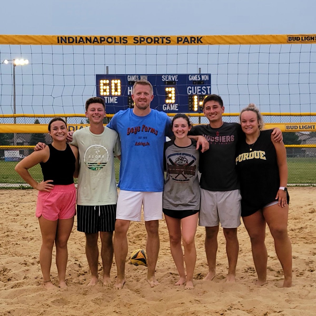 Great time playing with former players "The Hartsell Brothers" and former students and friends. Indy Southside Sand volleyball champs. #champs #fun  <a href="/IndplsSportPark/">Ball Park</a>