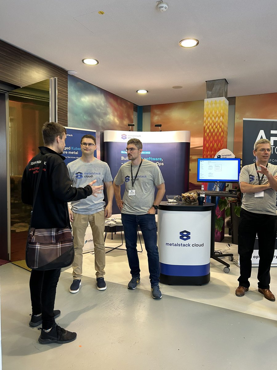 xcellent_muc's tweet photo. Welcome to #KCDMunich 2023! ☁️💙

@KCDMunich #kcd #kcd2023 #k8s #kubernetes https://t.co/zFirBS88Hr
