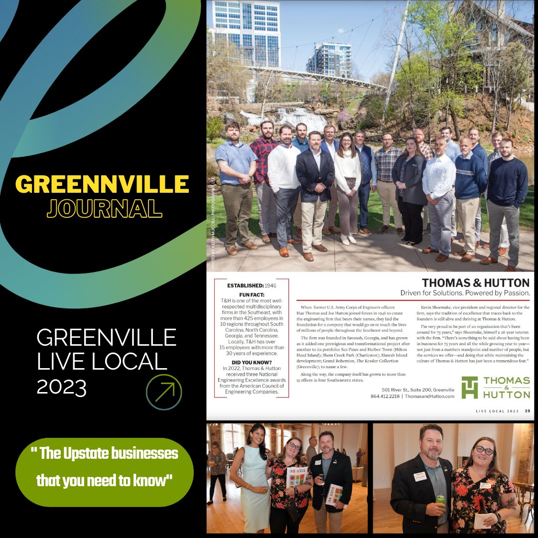 Check out T&amp;H's feature in <a href="/gvillejournal/">Greenville Journal</a> Live Local 2023! We are proud to be a part of the incredible business community in the Upstate - ow.ly/eOff50P97XT #YeahThatGreenville #LiveLocal2023 #LiveLocal #Greenville #GreenvilleSC