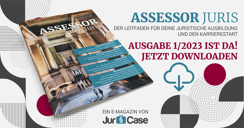 JurCase's tweet photo. In der neuen Ausgabe von Assessor Juris - Der Leitfaden für deine juristische Ausbildung und den Karrierestart findest du einen Beitrag zum Thema "Die Haftung aus Sicht des BGH - Schockschäden und Halterhaftung" von Katharina Bohn LL.M., https://t.co/SoaSAImWH3 https://t.co/alhKgwSSRc