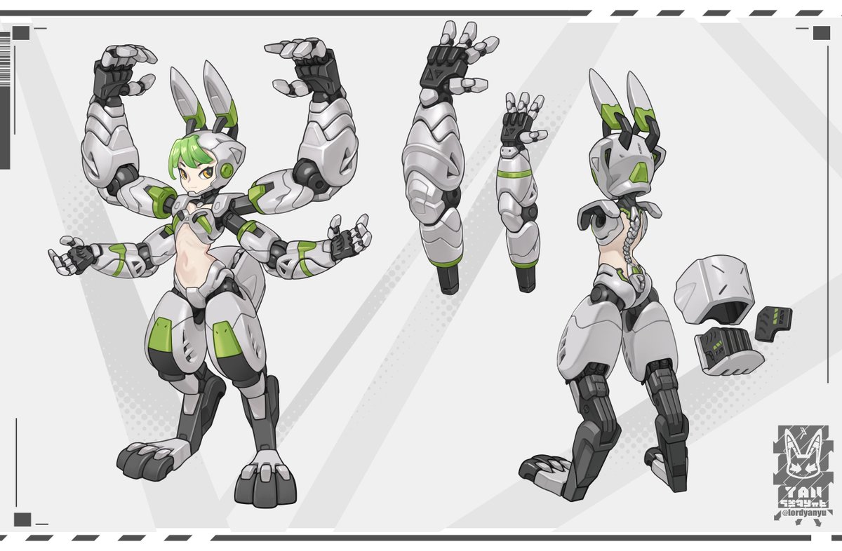four-armed🐰