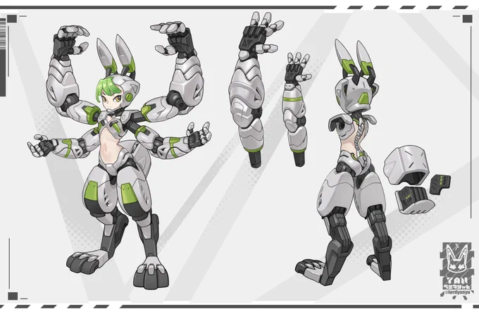 four-armed🐰