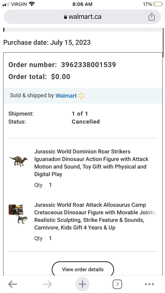 KalElNowski's tweet photo. @WalmartCanada seriously pissed me off the last few days by allowing me to place orders and then promptly cancelling them. Don’t reach out to me about this. Just wanted to put you on blast. https://t.co/RmK0pLdDVJ