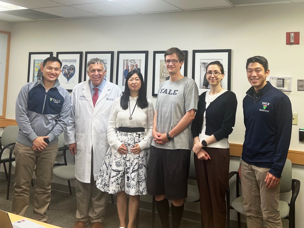 .@DrRoyHerbstYale recently met with fellows participating in the Yale Cancer Center-Advanced Training Program for Physician-Scientists, a 5-year T32 program for @YaleHemOnc fellows
yalecancercenter.org/research/educa…
@YaleMed @SmilowCancer @DavidSuMD @curtperrymdphd @JMStempel @Benjamin_Y_Lu