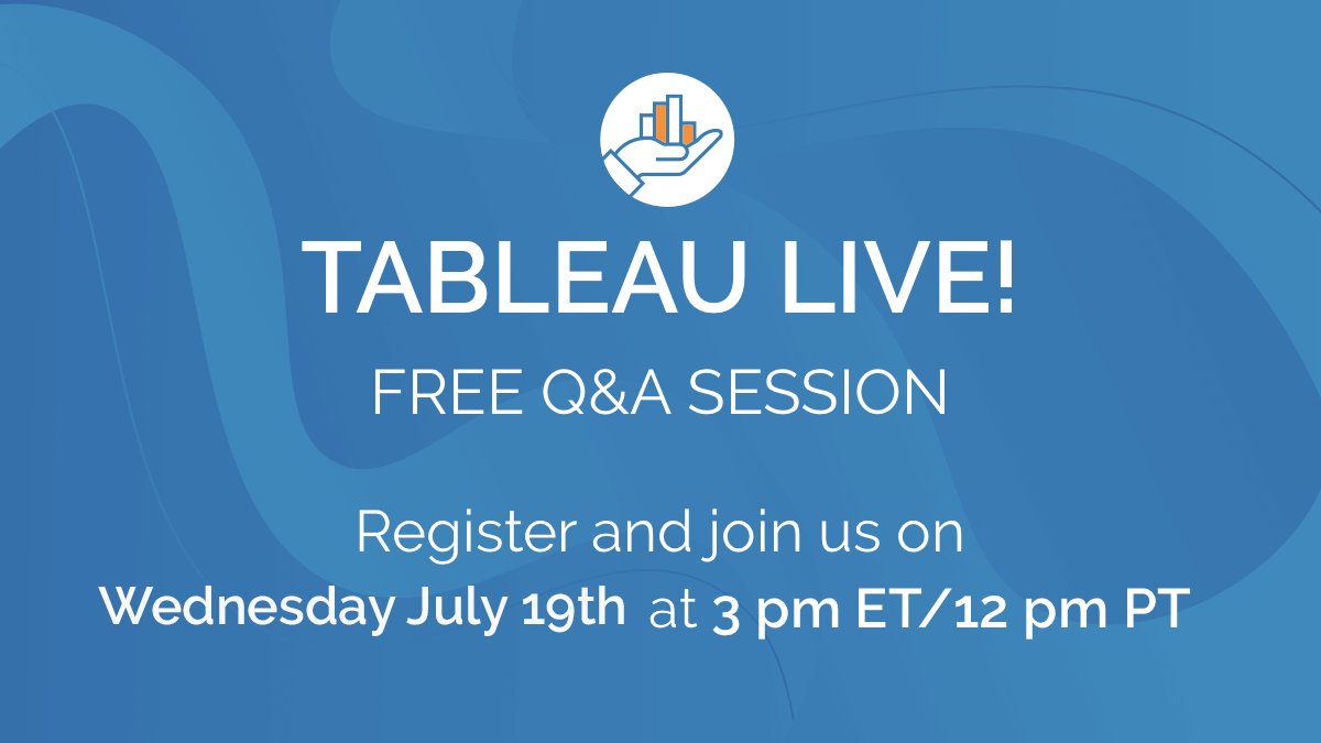 BoulderInsight's tweet image. Register for 🌟FREE TableauQ&amp;amp;A Session bit.ly/3DccNbK #Tableau