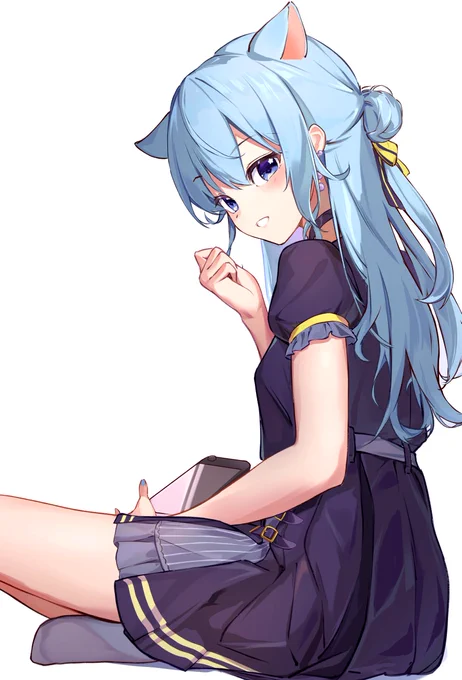猫耳すいちゃんらくがき  #ほしまちぎゃらりー