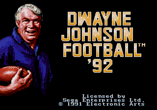 VGLogoArchive's tweet photo. Dwayne Johnson Football '92 - John Madden Football '92
(Archived by @EmberBlitz07 ) https://t.co/Af71oBeypX