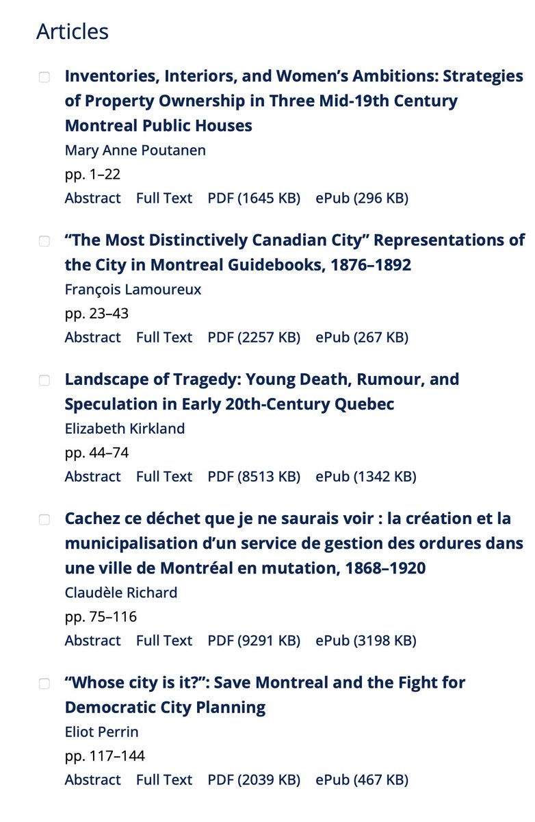 Urban History Review tweet media