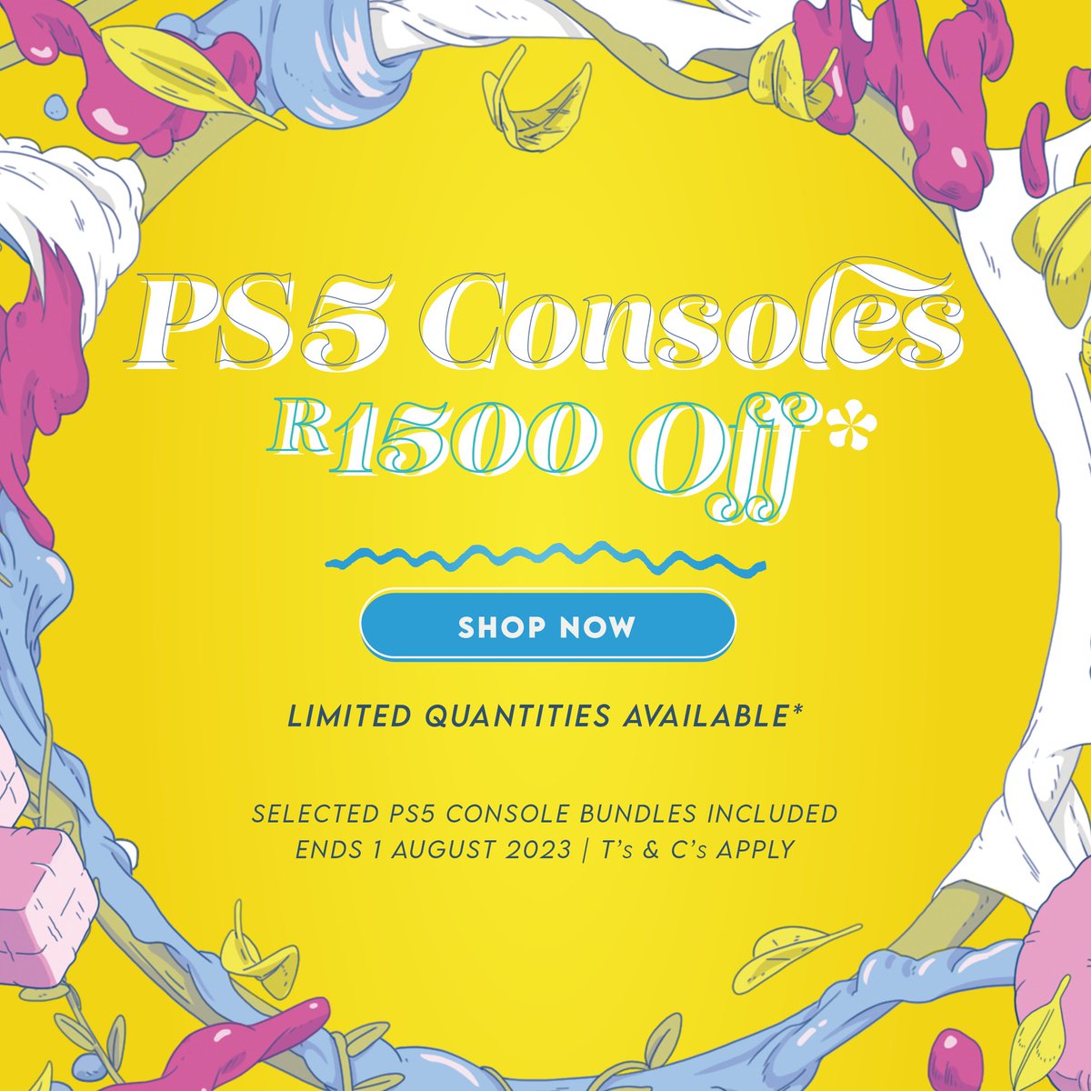 Koodoo_sa's tweet photo. Level Up Your Savings 💸

PS5 Sale Now Live | Save Up to R2300 Off* PS5 Consoles 🤩
https://t.co/iqn3XQkhpj

#SONY #PS5Promo #PlayStation5 #GamerLife #ConsoleDeals #NExtGenGaming #BestofGaming https://t.co/VA2bUKJOwB