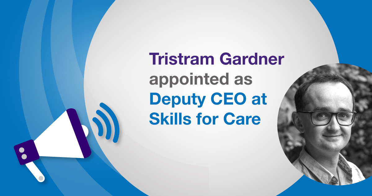 We’re delighted to announce Tristram Gardner has been appointed Deputy CEO for Skills for Care.

He’ll be joining the team from 24 July &amp; brings a wealth of experience from across social care to this new role.

Find out more: sfca.re/deputyceo