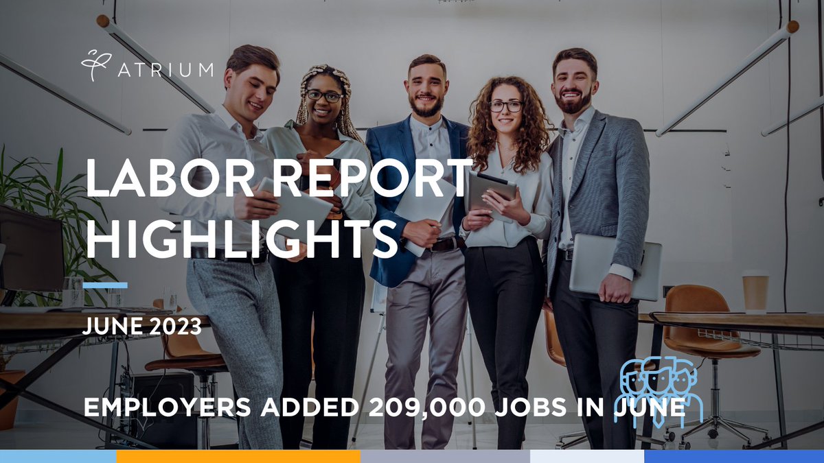 AtriumStaffing's tweet image. The June Labor Report is out! 📈 We've summarized the latest data for you in our new infographic. You can grab it here: hubs.ly/Q01XVFKM0
#workforcesolutions #laborreport #infographic