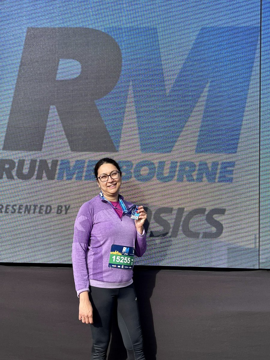 Nishaobgyn's tweet photo. 25yr old Nisha would never in her wildest dreams have imagined that almost 50yr old Nisha would run any distance, never mind 10km
Thank you @parkrunAU @albertparkrunau for starting me on this path to achievements I did not think possible
#RunMelbourne #ThisGirlCan #LoveParkrun https://t.co/a2kKC2ce8W