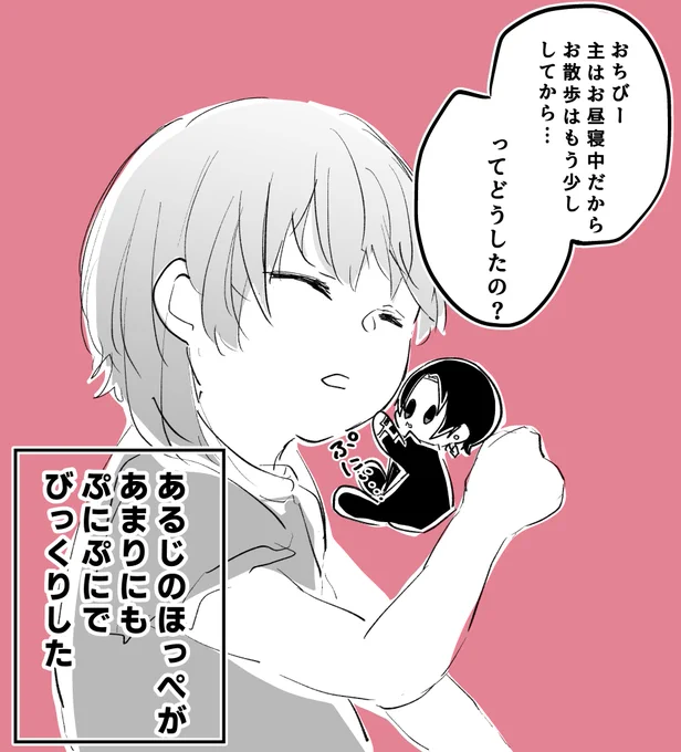 ちいさい主と虚無顔加州 虚無顔加州ぷにぷにのおどろき