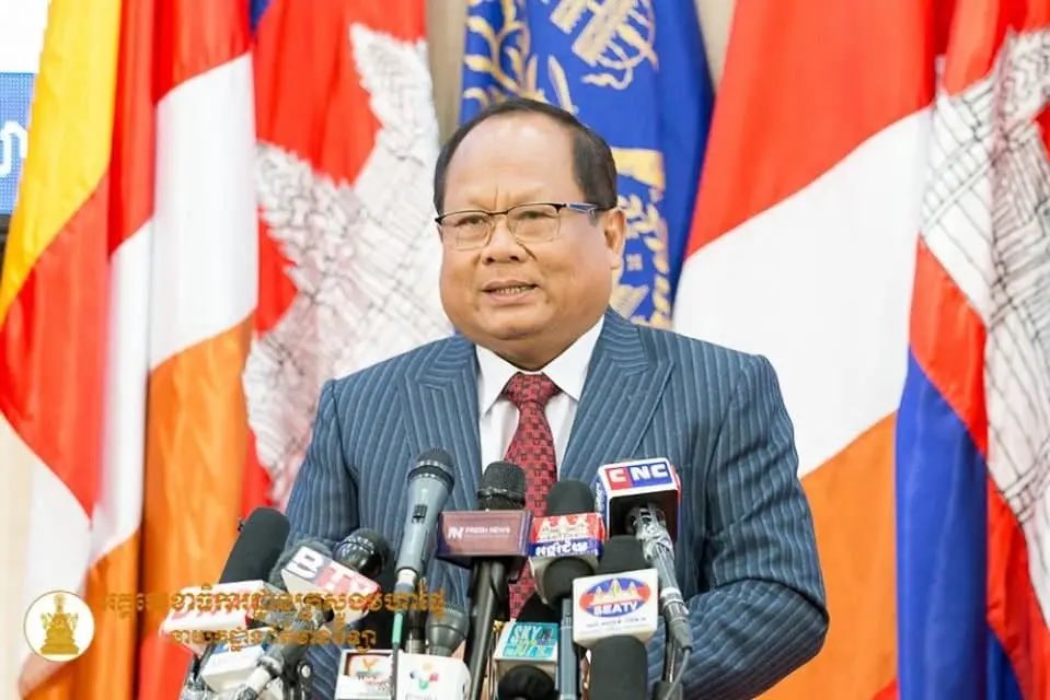 pheaktraneth's tweet photo. Spokesperson of the Ministry of Interior: Campaign for the voters to spoil their ballots, there is a well-organized mechanism and organization that has cell relationships both outside and inside the #Cambodia, led by #SamRainsy https://t.co/OdOjL98fUz