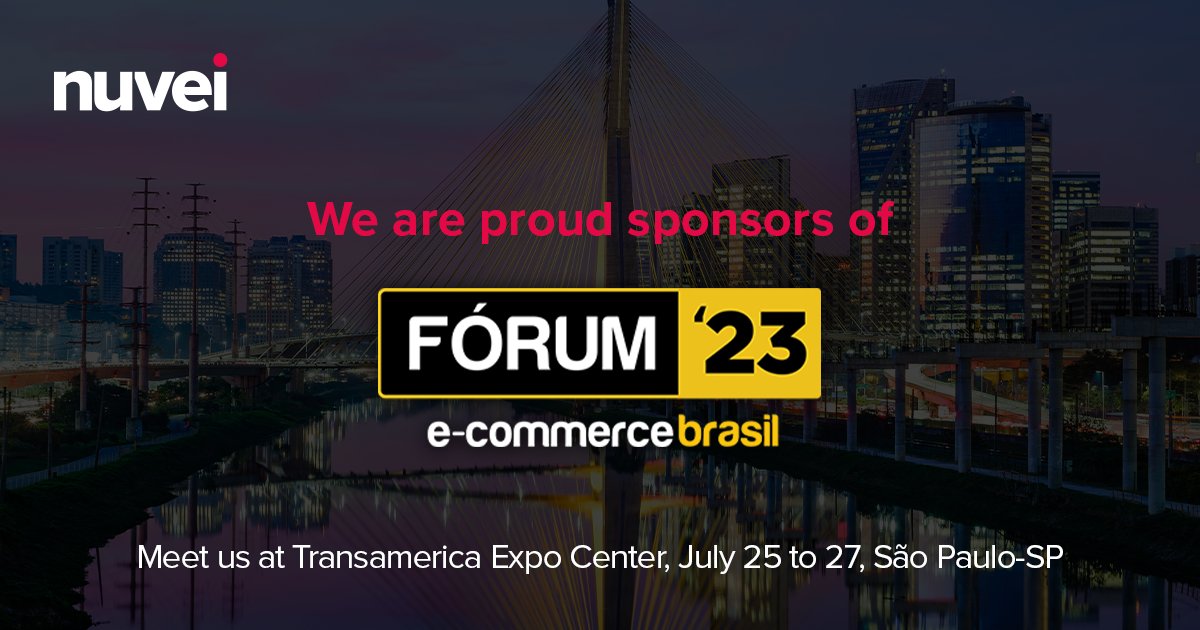 Nuvei's tweet photo. Join us in #Brasil where we’ll share insights into payment orchestration and travel, as well as an informed talk with Nuvei's Rafeal Lavezzo about the benefits of cross-border ecommerce and the growing synergies between European and Latin markets 📈
#eCommerce #Forum23 https://t.co/C0xxcYVpyM