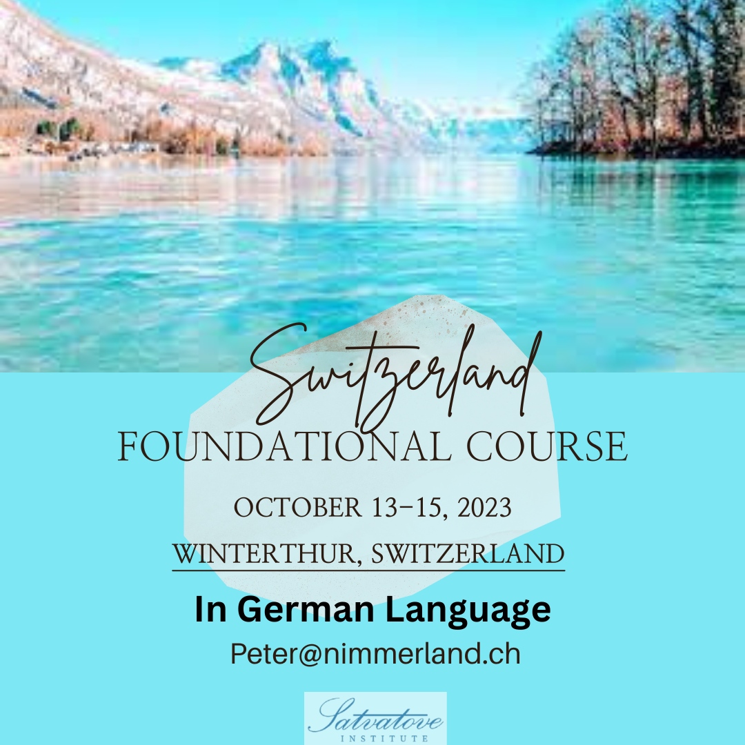 Satvatove's tweet image. October 13-15, 2023 (in German language)

Location: Winterthur, Switzerland

Contact – Peter Bonomo (peter@nimmerland.ch)

Learn more: 
annettebonomo.ch/kurse/#satvato…

#transformativecommunication #selfrealisation #purpose #Satvatove #communication #relationships