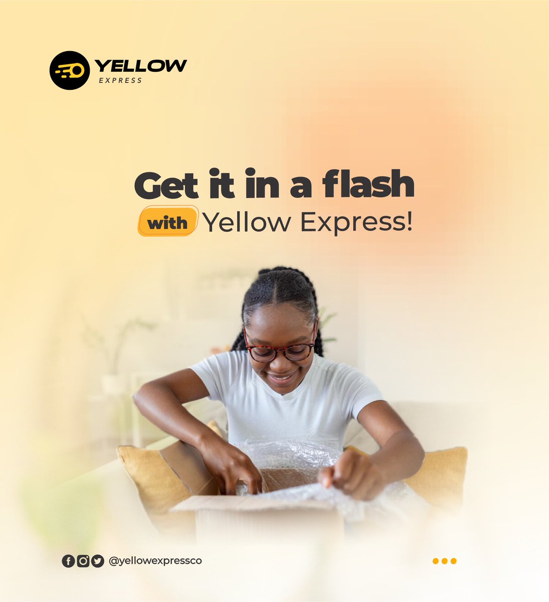 yellowexpressco's tweet photo. Like a speed of light that’s how we move 🌚

Get your delivery in the fastest way possible with YellowExpressco.

Send us a DM or Whatsapp message on 09030213042

#smallbusinessowner #lagosbusiness #womenbags #naijabusiness #logisticsinlagos #logisticscompany #nigerianbusines https://t.co/Y6s9kmGZOk