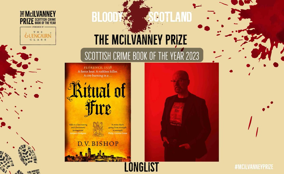 THE McILVANNEY PRIZE LONGLIST D. V. BISHOP We were delighted D. V. Bishop won the Bloody Scotland Pitch Perfect competition in 2018 and is now longlisted for the McIlvanney Prize 2023. Which books have you read on the longlist? Good luck to all of the authors this year!