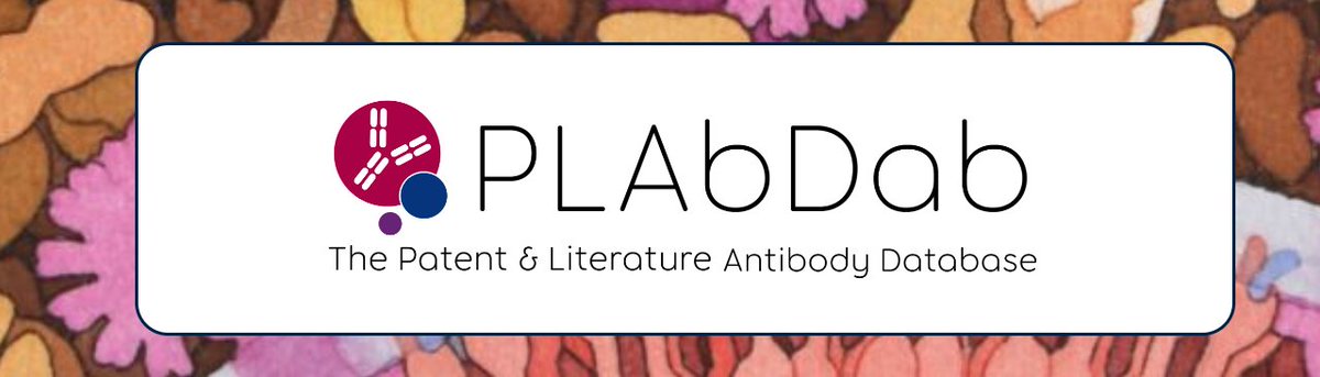 Our most recent piece of work "The Patent and Literature Antibody Database (PLAbDab): an evolving reference set of functionally diverse, literature-annotated antibody sequences and structures" has just been released on bioRxiv (lnkd.in/esgbz-Gg)!!