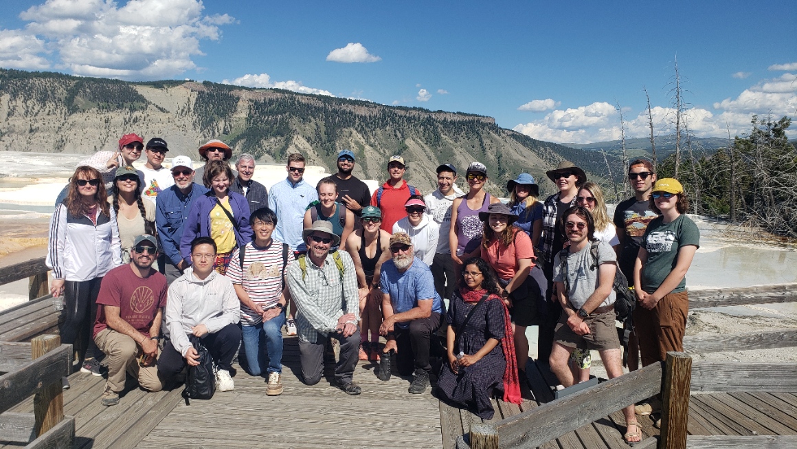 Gerlach-Lab (@gerlachlab) on Twitter photo Wonderful, interactive and productive trip to <a href="/YellowstoneNPS/">Yellowstone National Park</a> after ELM workshop in Bozeman last week. Lots of good discussions. Thanks to #DaveMogk at #MONTMSU for lots of insights on the Geology and <a href="/HeveranChelsea/">Dr. Chelsea Heveran</a> and <a href="/ProfCJHernandez/">Christopher Hernandez</a> for co-organizing Wonderful, interactive and productive trip to <a href="/YellowstoneNPS/">Yellowstone National Park</a> after ELM workshop in Bozeman last week. Lots of good discussions. Thanks to #DaveMogk at #MONTMSU for lots of insights on the Geology and <a href="/HeveranChelsea/">Dr. Chelsea Heveran</a> and <a href="/ProfCJHernandez/">Christopher Hernandez</a> for co-organizing