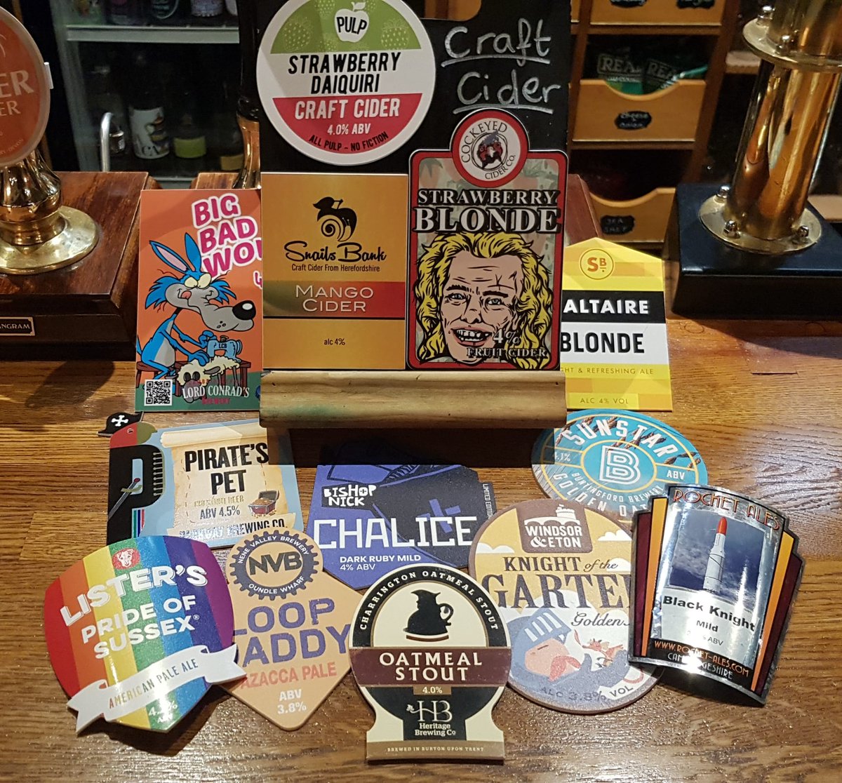 ThePortlandArms's tweet photo. The Portland Summer Beer Festival begins TODAY at 4:30pm!

Here's a small preview of some of the range of real ales and ciders...

#PortlandArms #BeerFestival #RealAle @CamRA_Official https://t.co/20bKJnFF8X