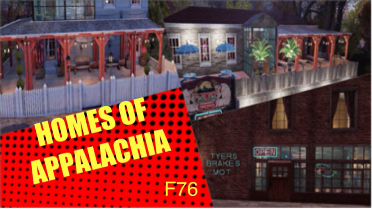witty872's tweet photo. Homes Of Appalachia fallout 76 camps
https://t.co/GLrcuAdlOO @Fallout https://t.co/2Jsg5pGT7y