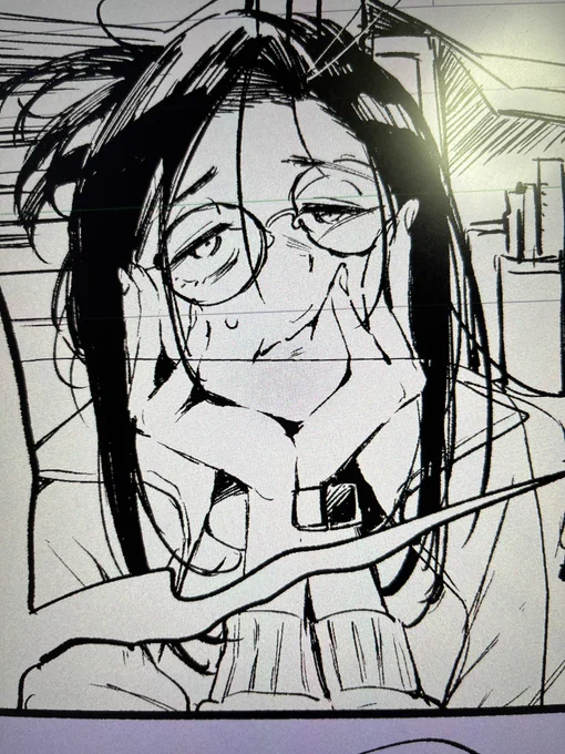 こういう二次創作で描く機会ないような顔楽しい…