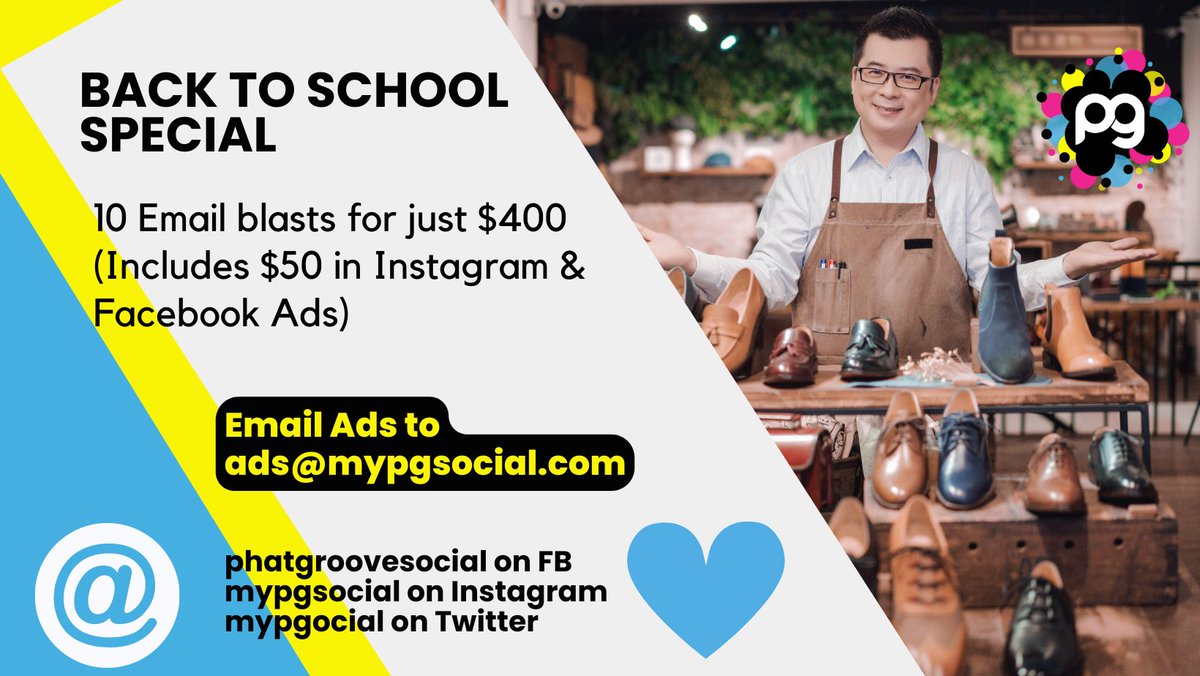 Back to School Promotion - 10 Blasts for just $400 includes Social Media Ads