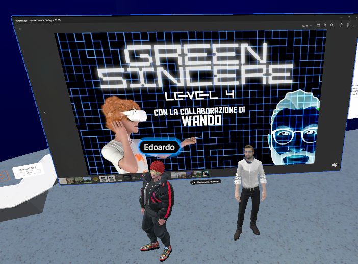 metagate00's tweet photo. SPOILER!!
In the next level of GreenSincere along with Sociological Game we'll also meet the first Italian meta-influencer: Wando!!
@OVRtheReality #arwards #sociologicalgame #argame #metaverse https://t.co/lcrl0SCTpD