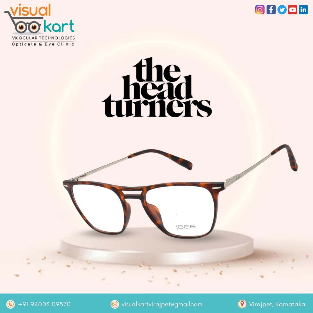 visualkart's tweet photo. Daringly stylish: Catch everyone's attention with this head-turning eyewear from Idee.

Visit @visualkart for amazing eyewear.
For more Info-
+91 8590878960
visualkartvirajpet@gmail.com

#visualkart #idee #sunglasses #ideesunglasses #optic #trends #eyecare #virajpet #karnataka https://t.co/du4mBTx8uz