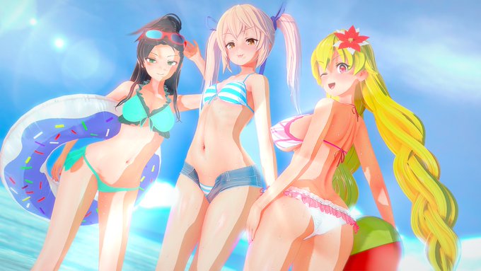 海の日なので水着です 