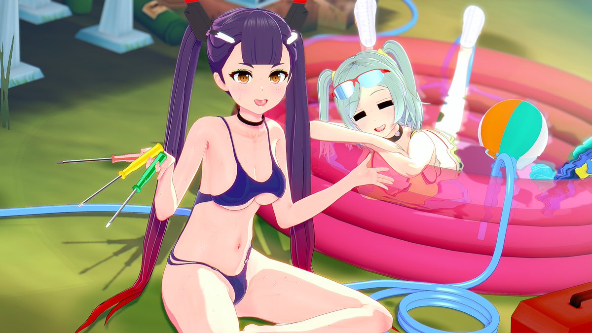 海の日なので水着です 