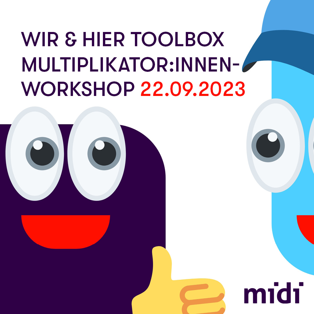 hallo_midi's tweet photo. Euer Termin für den nächsten WIR & HIER Toolbox: Multiplikator:innen-Workshop:
📅 Date: September 22
🕙 Time: 10:00 - 11:00 AM
Jetzt schon anmelden:
👉🏼 https://t.co/STDNDWByjH
#wirundhier #kirchedigital https://t.co/SAa9rGPZgx