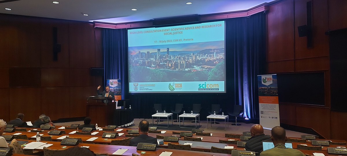 africascidip's tweet photo. The stage is set for the finalisation of the Declaration of #WorldScienceForum2022 as one of the first legacy events of #WorldScienceForum that @dsigovza hosted in Cape Town last year. Here @SciComEU CEO, Aidan Gilligan reads the draft text of the declaration. https://t.co/p6tAKTnaAq