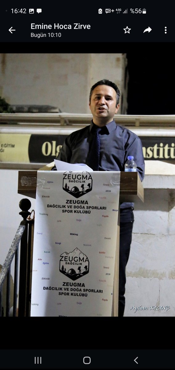 Üyesi olmaktan gurur duyduğum Zeugma Dağcılık Klübünün açılışını gerçekleştirdik. Kendini doğanın bir parçası olarak gören tüm doğaseverler ile kulübümüzün faaliyetlerinde görüşmek üzere.
<a href="/zeugma_dagcilik/">Zeugma Dağcılık Kulübü</a> <a href="/gencliksporbak/">Gençlik ve Spor Bakanlığı 🇹🇷</a>
<a href="/GaziantepBeld/">Gaziantep Büyükşehir</a> <a href="/FatmaSahin/">Fatma Şahin</a> <a href="/turkiyedagcilik/">Türkiye Dağcılık Federasyonu</a> <a href="/AFADBaskanlik/">AFAD</a>