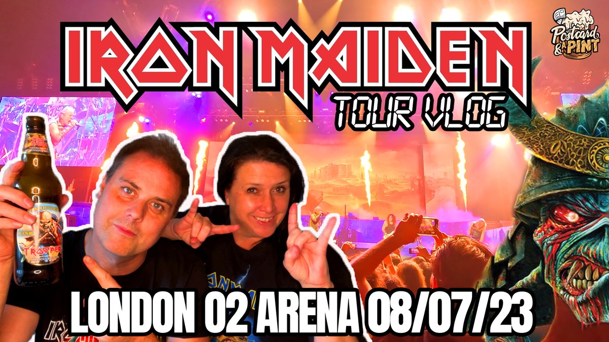 Join us on our trip to see <a href="/IronMaiden/">Iron Maiden</a>  at the <a href="/TheO2/">The O2</a> In this week's vlog, we also visit the <a href="/cart_horsesE15/">Cart & Horses</a> and the Ruskin Arms youtu.be/YAvh4op7F-g #IronMaiden #futurepasttour #London #HeavyMetal <a href="/IronMaiden_MEX/">Iron Maiden México</a> <a href="/IronMaidenBeer/">Trooper</a> <a href="/theravenage/">The Raven Age</a>