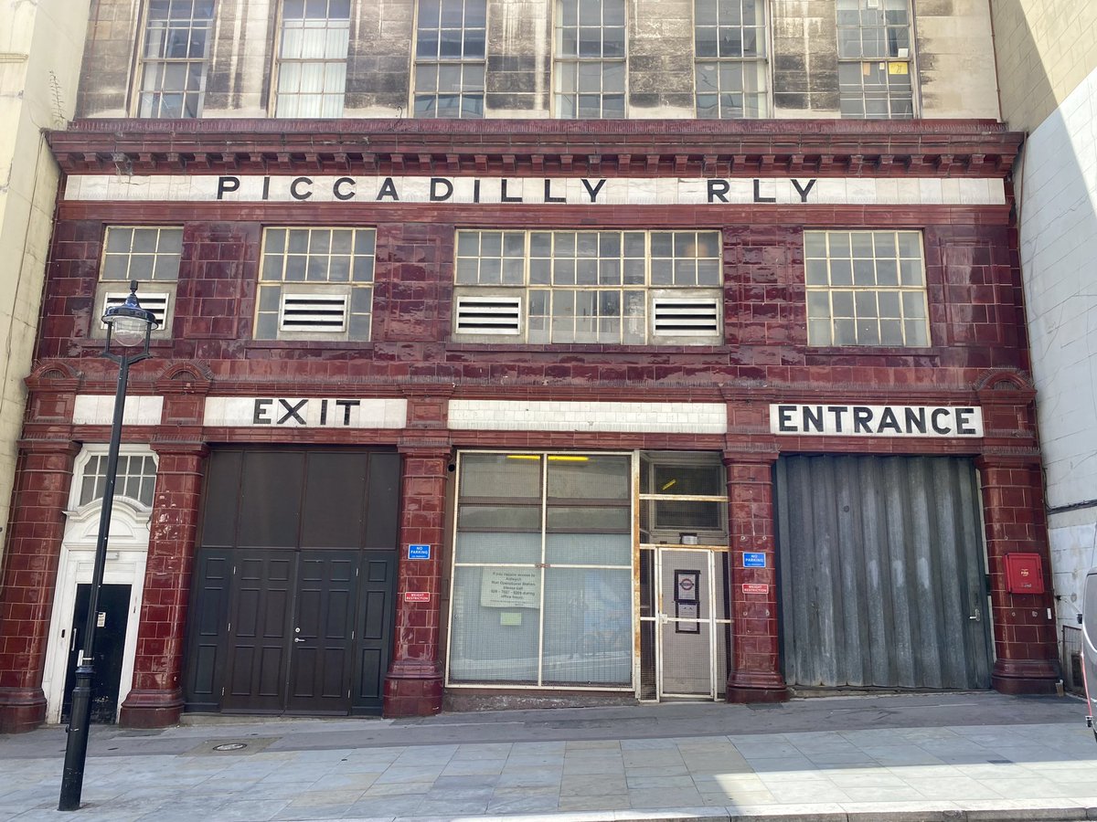 About to go inside here, for some TV filming. Always a pleasure to revisit the beautifully-preserved Aldwych.