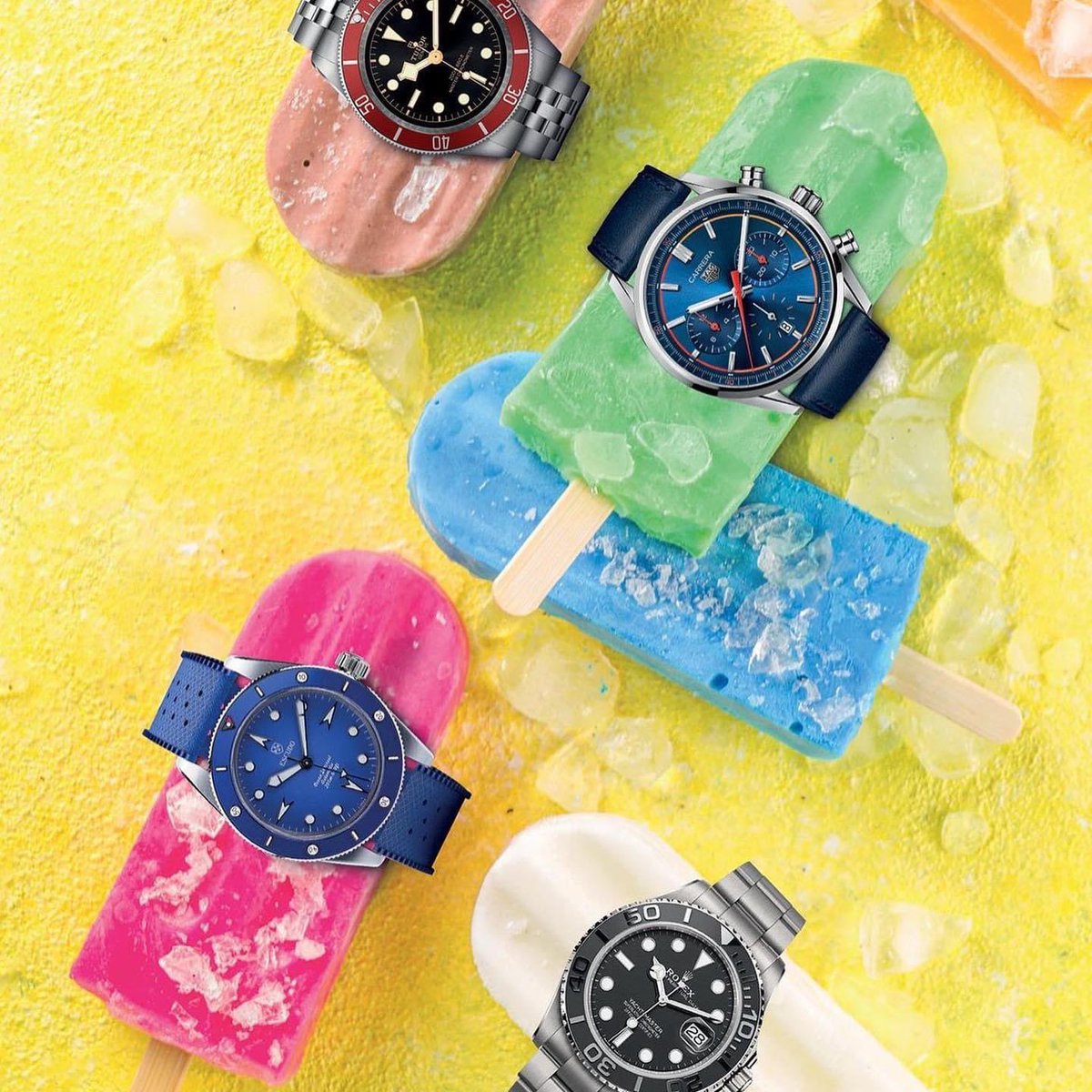 EscudoWatches's tweet photo. “Ice Proof” with GQ Portugal. 

The summer edition highlights our tasteful Ocean Seacrest Azul on rubber.

#EscudoWatches #gqportugal #Mensfashion #azul https://t.co/mtOVb2Jr0V